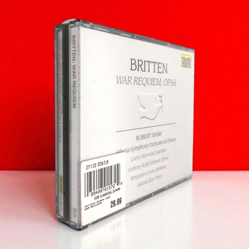 Sealed NEW Britten War Requiem OP. 66 Robert Shaw Atlanta Symphony Orchestra 2CD